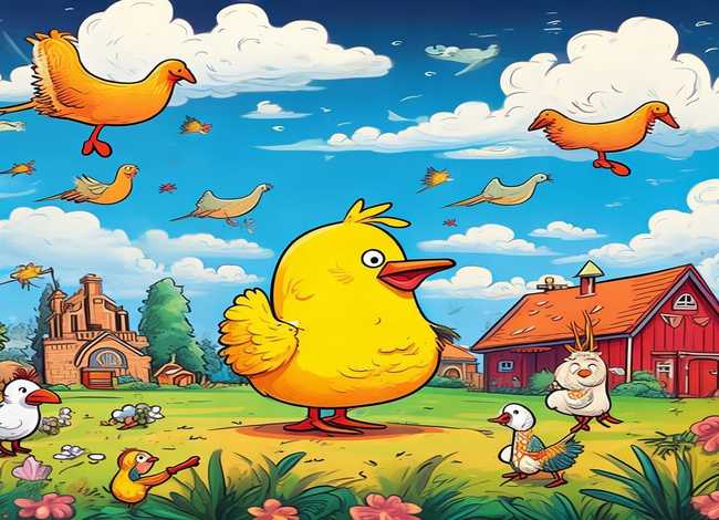 英语绘本故事chickenlittle(英语绘本故事手抄报) 英语绘本故事chickenlittle(英语绘本故事手抄报)