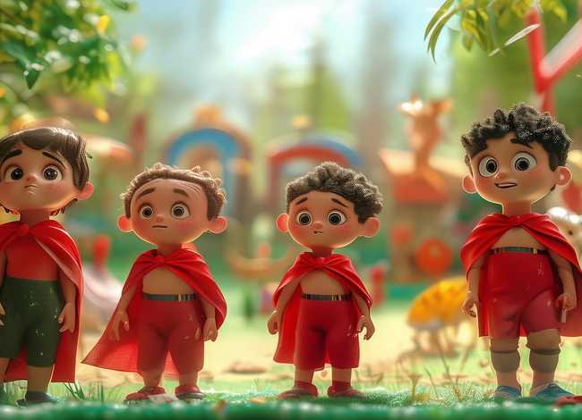 红色儿童故事3小英雄、小英雄红色故事幼儿园