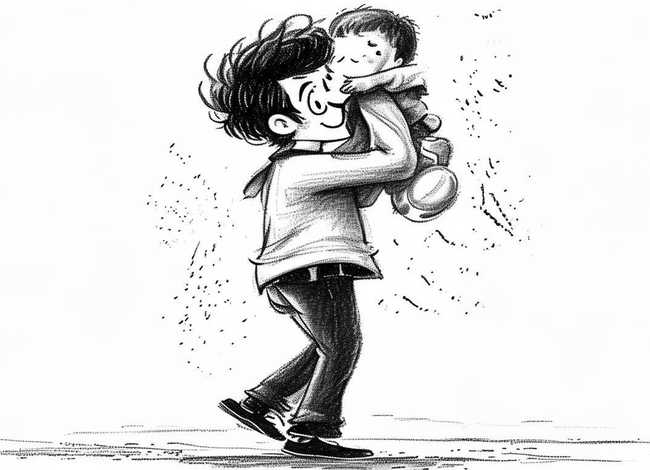 绘本故事《我爸爸》图片 - 绘本故事《我爸爸》图片简笔画