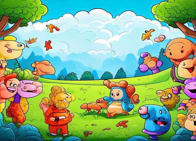 少儿故事漫画（少儿简单故事漫画图集）