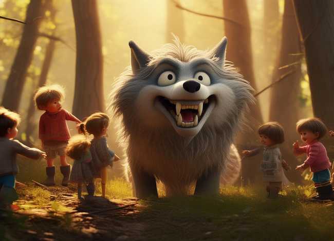 儿童大灰狼的故事完整版，少儿故事大灰狼的故事