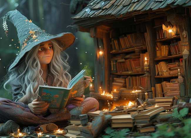 女巫儿童绘本故事 女巫的绘本故事