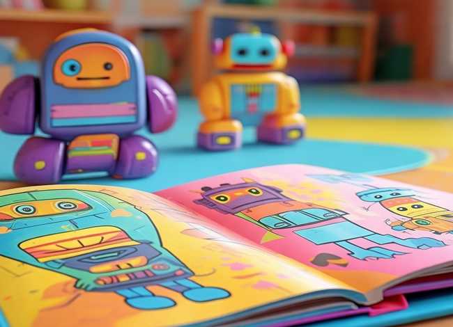 机器人的儿童故事玩具、机器人的幼儿故事