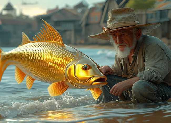 渔夫与金鱼之歌儿童故事，渔夫与金鱼的故事歌曲