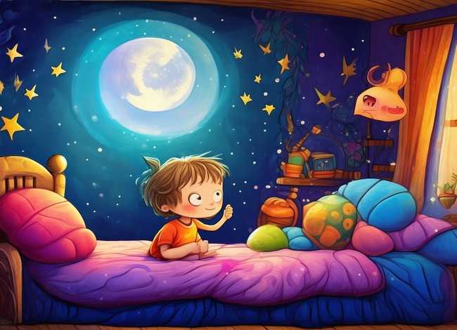 儿童睡前故事图画版、儿童睡前故事文字版绘画