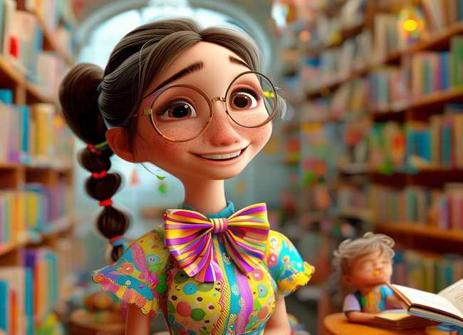 幼儿图书管理员简笔画；幼儿图书管理员简笔画图片