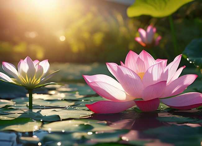 荷花故事会，故事会荷花和玉花