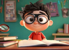 近视眼故事动画片 - 近视眼的故事动画片