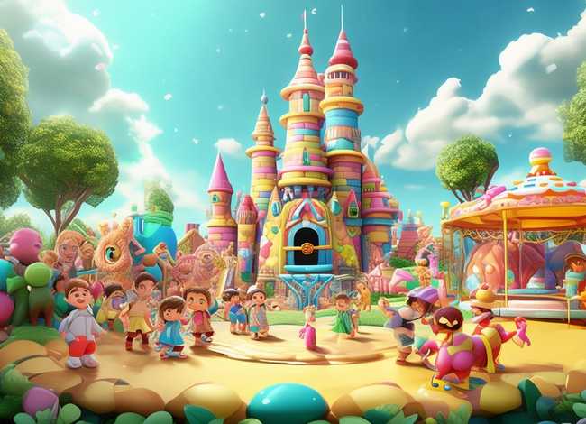 儿童故事游乐场、游乐场幼儿故事