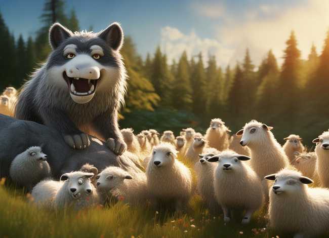 小羊和大灰狼的动画片（小羊和大灰狼的动画片名字）