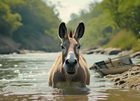 驴子过河的结局是什么、驴子过河的结局是什么意思