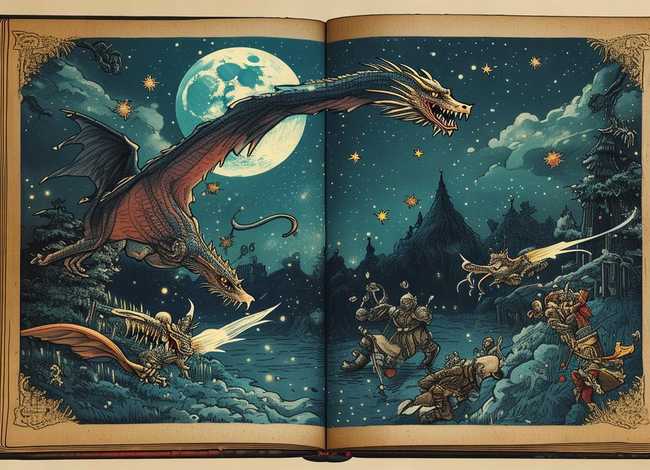 故事书上的绘画 故事书上的绘画作品