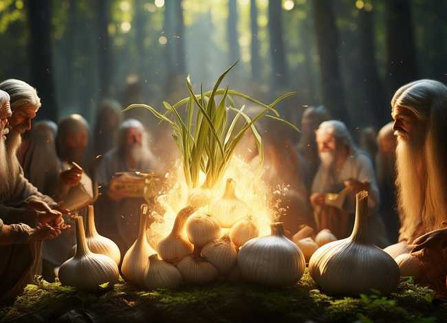 蒜的典故 - 大蒜由来的传说故事