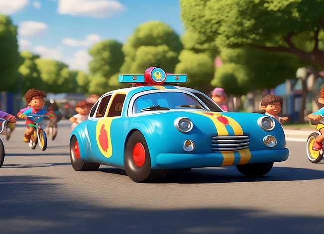 儿童警察警车故事视频，儿童警察车动画片