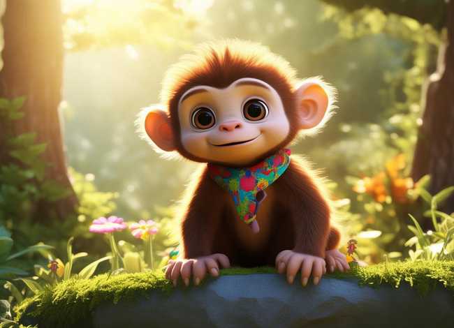 关于猴子的儿童故事（关于小猴子的故事幼儿）