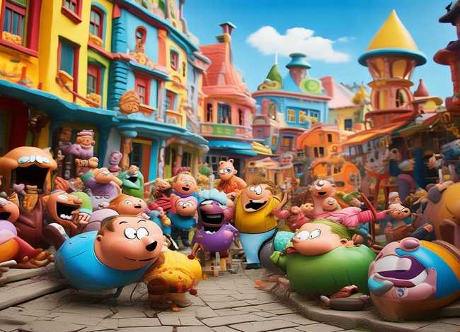 搞笑故事连环画、搞笑故事连环画图片