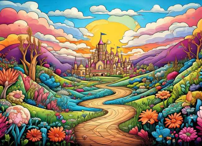 填色故事 - 填色故事书