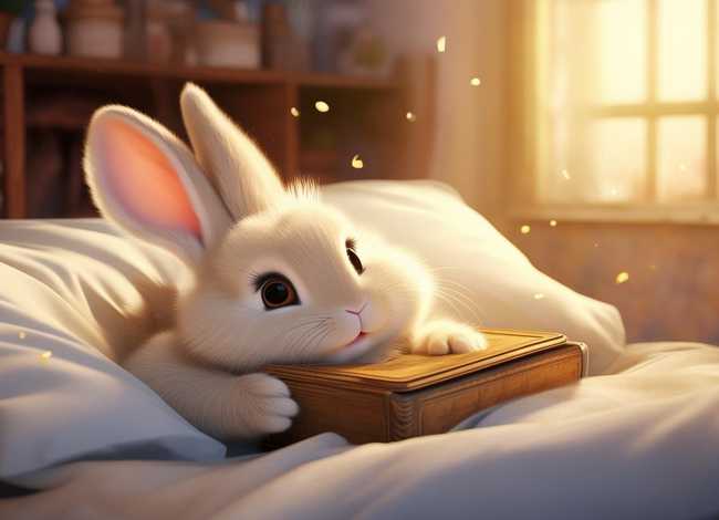 小兔子睡前暖心小故事；小兔子睡前暖心小故事图片