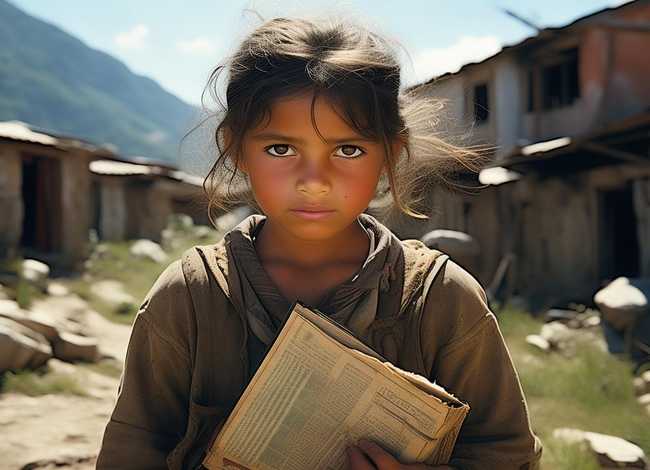 贫困山区孩子的故事100字；贫困山区孩子的故事100字内容
