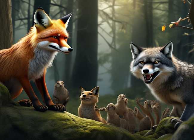 儿童故事狼和狐狸的故事 狼和狐狸的故事内容