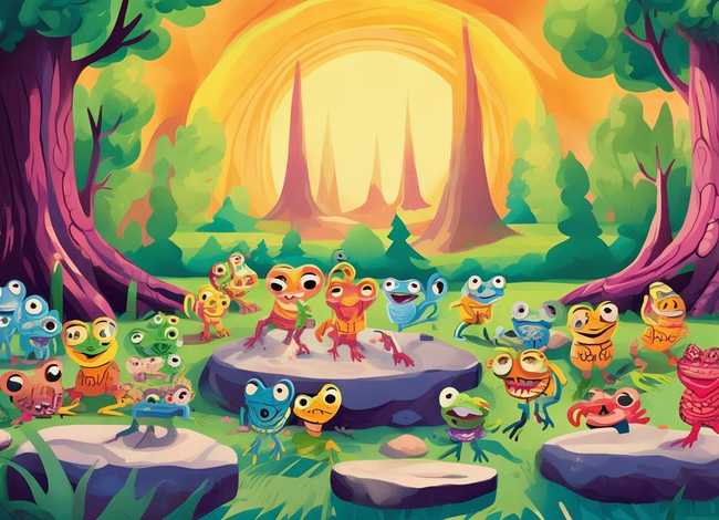 小蛙故事，小蛙故事汇