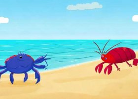 螃蟹和龙虾儿童故事、螃蟹和龙虾幼儿故事