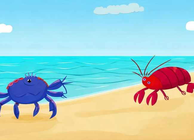 螃蟹和龙虾儿童故事、螃蟹和龙虾幼儿故事