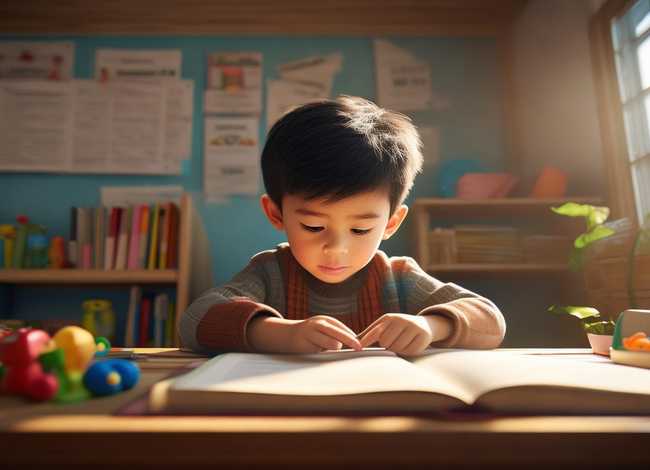 小孩认真学习的故事 - 小孩勤奋好学的故事