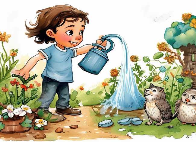 节约用水儿童绘本故事 - 节约用水绘本故事视频