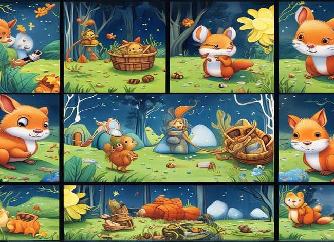 儿童绘本故事十二页、十二张绘本故事