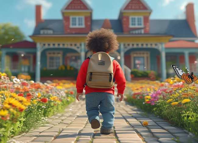 小朋友上学的故事文字版；小朋友上学的故事文字版视频