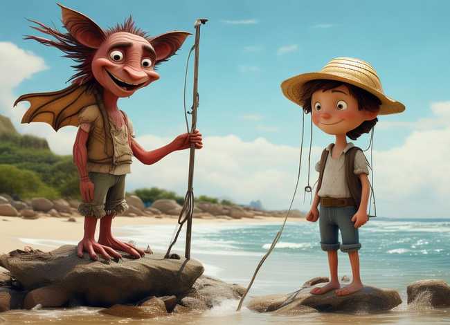 儿童寓言故事渔夫与魔鬼、渔夫和魔鬼的故事 寓言故事