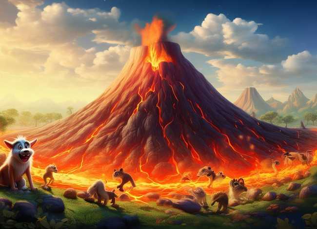 火山故事儿童在线听（火山爆发故事在线收听）