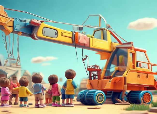 吊车儿童故事3-6岁、幼儿小吊车故事文字 吊车儿童故事3-6岁、幼儿小吊车故事文字