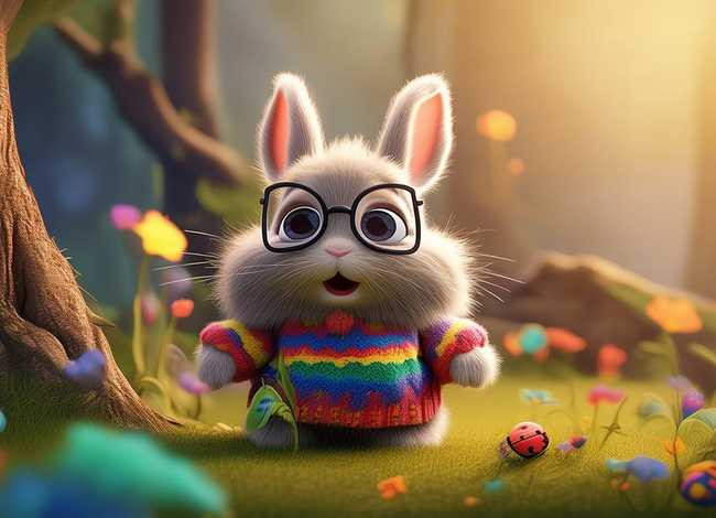 小兔近视了幼儿故事 - 小兔近视了幼儿故事教案