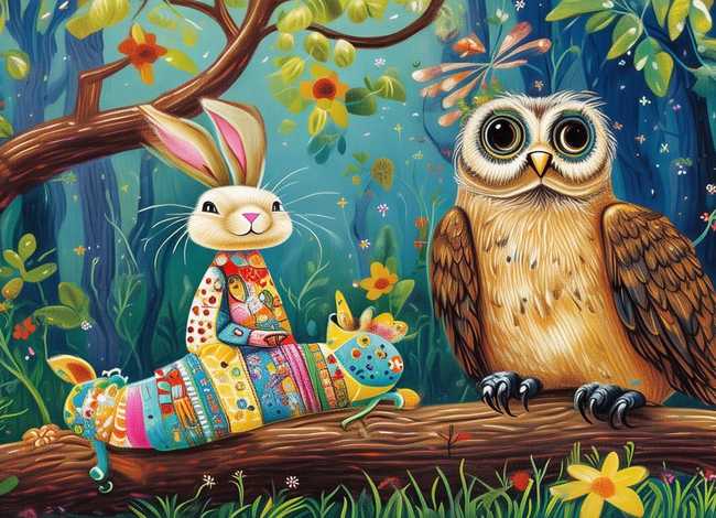 寓言故事儿童画6-12岁；寓言故事幼儿画