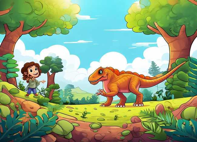 恐龙的儿童故事图片 - 恐龙的故事图片文字版