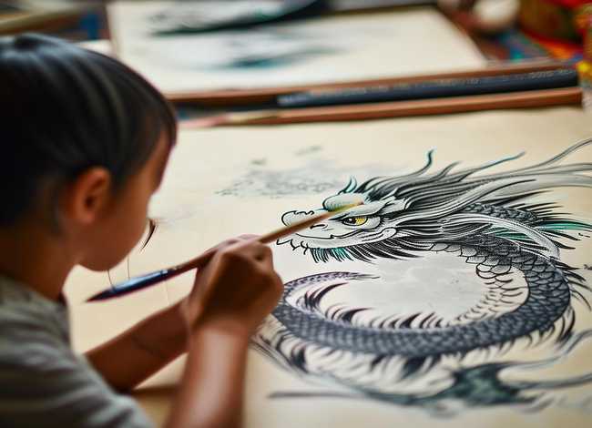 画龙点睛的故事英语 - 画龙点睛的故事英语版