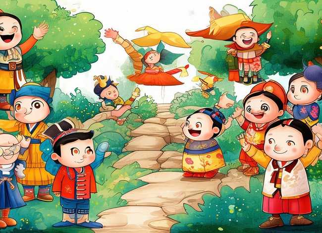 成语故事儿童画；成语故事画画大全简单漂亮