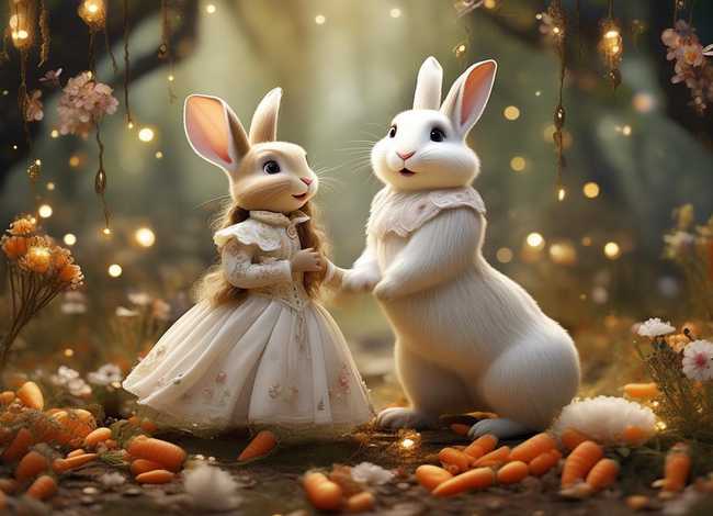 兔子的新娘格林童话故事 - 格林童话兔子新娘的道理
