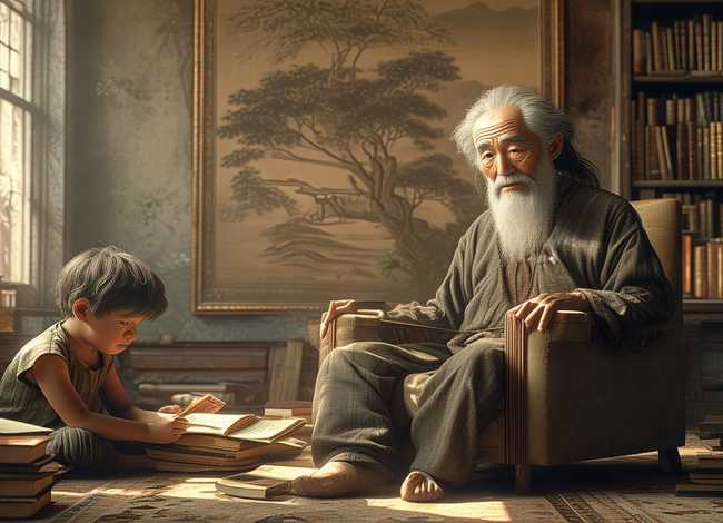 巴金和他的童年故事、文学大师巴金和一个孩子的故事
