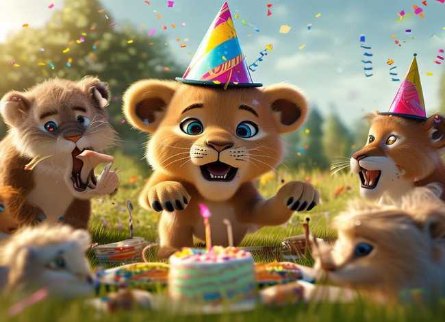 儿童故事小狮子的生日、小狮子的生日故事