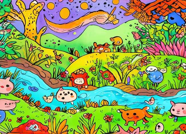 幼儿故事书连环画（幼儿手绘故事书连环画）