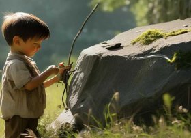 铁杵磨成针儿童故事 铁杵磨成针动画故事