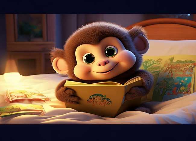 儿童猴子故事3-6岁睡前听故事书 幼儿睡前故事小猴子
