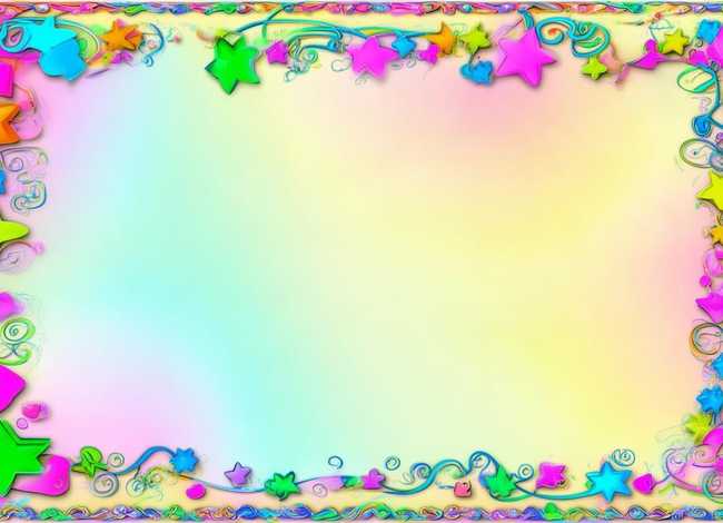 幼儿园画报边框简笔画 幼儿园手抄报边框简笔画可爱