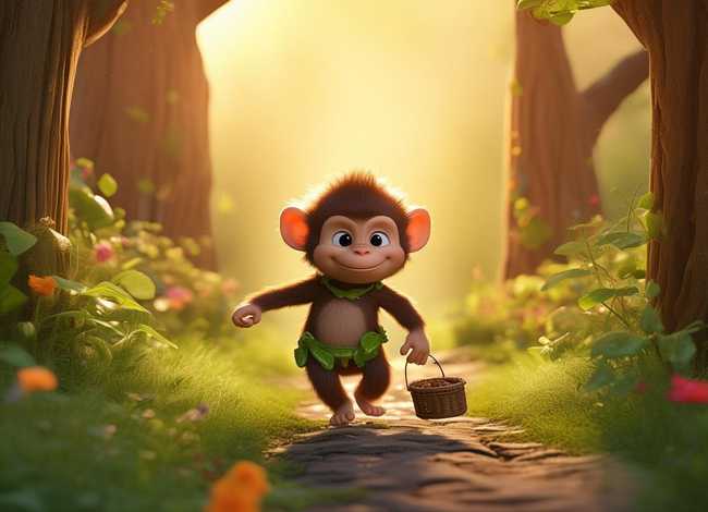 儿童睡前故事经典大全小猴子 幼儿睡前故事视频大全小猴子下山