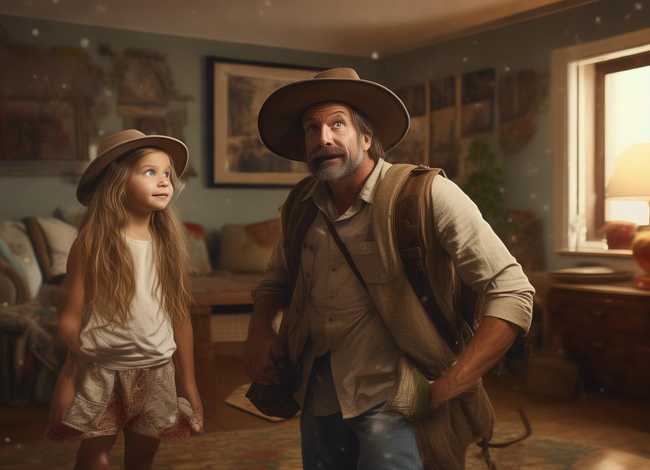 爸爸角色扮演儿童故事（角色扮演爸爸女儿剧本）