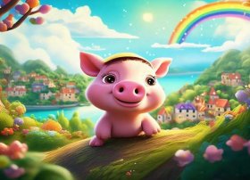 儿童故事表演小猪的理想；幼儿故事小猪的理想视频