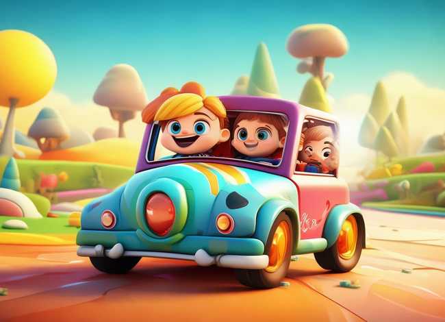 儿童汽车故事视频动画，幼儿汽车故事视频